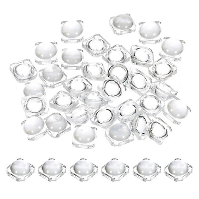 LED Convex Lens, 100 Pack 90 Degree Beam Angle Acrylic for 5730 LED