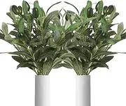 Artigreen 12Pcs Fake Olive Tree Branches for Home Bedroom Office Bathroom Farmhouse Room House Decor Indoor Outdoor