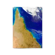 Great Barrier Reef from Space Australia Wall Art