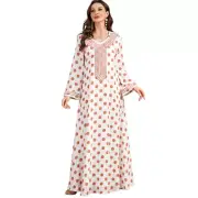 Abaya Women Muslim Long Sleeve Kaftan Evening Caftan Dubai Turkey Loose Dresses