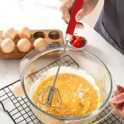 Easy Operation Egg Whisk Pancake Mix Stainless Steel Semi-automatic Hand Push