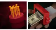 THE FORGER / MONEY MAKER + Spikes Through Coin by Apprentice Magic In Box!