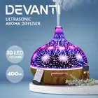 Devanti Ultrasonic Aroma Aromatherapy Diffuser Humidifier 3D LED Oil Firework