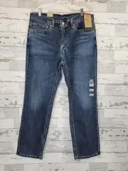 Levis 514 Athletic Taper Jeans 34/30 Sits At Waist Extra Room in Seat and Thigh