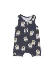 Huxbaby Size 3-6 Months Hula Hamster Sleeveless Romper Boys Baby Clothes