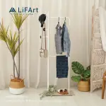 【LIFART】摩登造型雙桿衣帽架(掛衣架/造型架)