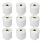 9Rolls 4x6 Direct Thermal 500 Labels For Zebra Eltron 2844 ZP450 ZP500 ZP505