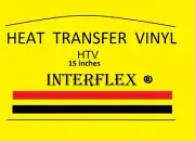 Heat Transfer Vinyl Press 15" x 1 yard Interflex® HTV T-Shirt Free Shipping
