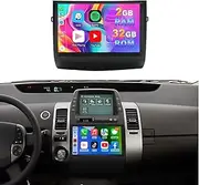 Compatible for Toyota Prius 2003-2009, Android 13.0 Car Stereo Radio GPS Navi WiFi Bluetooth FM w/Android Auto Function+AHD Camera Carplay in-Dash Navigation, 2+32G, Double Din, 9 Inch