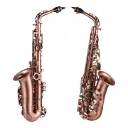 Btuty Professional Red Bronze Bend Eb E-flat Alto Saxophone Sax Abalone H3C6