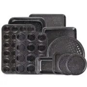 10-Piece Nonstick Baking Set With Baking Pan, Cookie Sheet Set, Cake /Muffin ...