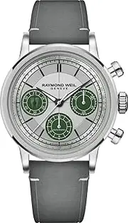 [Raymond Weil] Automatic Watch 7765-STC-LAR01, Grey, strap