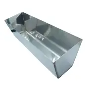 Stainless Steel Mud Pan Drywall Mud Pan for Carpentry Blade Cleaning