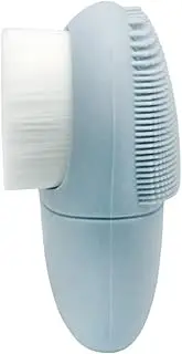 Healeved Face Cleanser Brush Double Head Silicone Facial Scrubber Gentle and Skin-friendly Cleansing Tool Manual Facial Cleaner for Daily Skin Care