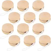 KICHOUSE 12pcs Wooden Balls Boys and Girls Drawing Toys Wooden Graffiti Balls Hand Painting Boys and Girls Art Sets