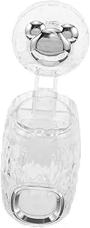NIYANGLE Transparent Automatic Toothpaste Dispenser Toothpaste Tube Dispenser Plastic Toothpaste Tube Wall Mount Bracket Toothpaste Tube Wall Squeezer