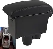 for r&enault for Duster 2019 2020 2021 2022 Car Armrest Box Storage Box Decoration Accessories Car Centre Armrest Glove Box(B2 Real Corium)