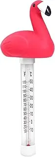 Flamingo Pool Thermometer, Floating Swimming Pool Temperature, Cartoon Hot Tub Thermometer, Easy to Read, Water Temperature Thermometer for Hot Tubs Pools Pond Aquariums