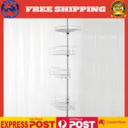 Telescopic Bathroom Shower Shelf 4-Tier Pole Caddy Rack