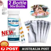 100pcs Chlorine Dip Test Strips Hot Tub SPA Swimming Pool PH Tester Paper 20TO
