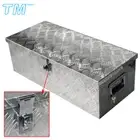 30"×13"×10" Truck Tool Box Car Trailer Pickup Underbody Toolbox Sliver Aluminum