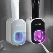 Automatic Toothpaste Dispenser Wall Mount Toothpaste Squeezer Holder BathroomSet