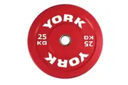 York 25KG Colour Rubber Training Bumper Plate
