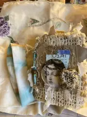 Junk Journal Beehive Vintage Girl