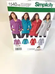 Simplicity Misses Petite Jacket Size 6 -14 Uncut Sewing Pattern 1540