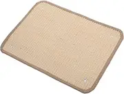 LIGHTAOTAO Self Adhesive Sisal Cat Scratcher Mat Durable Non Shedding Indoor Cat for Furniture Protection Stylish Minimalist Design Interactive Scratching Pad