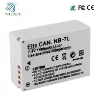 在飛比找蝦皮購物優惠-數位相機電池 適用於 佳能 Canon NB-7L 電池 N