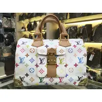 在飛比找蝦皮購物優惠-二手旗艦 LOUIS VUITTON M92643 白色 白