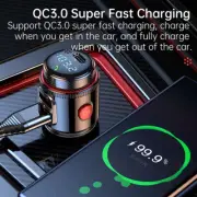 Bluetooth 5.0 Wireless Radio Car FM Transmitter PD Dual USB Charger MP3 Player