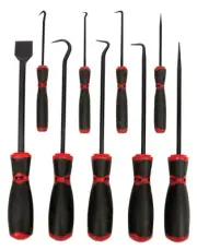 Performance Tool W948 9 Piece Hook/Pick/Scraper Set