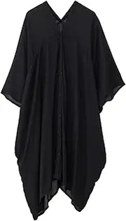 Green Parks(グリーンパークス) Women's Rayon Crepe Tunic Shirt Tunic