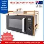 2-Tier Microwave Oven Shelf Rack – Kitchen Storage & Organizer Stand - AUS STOCK