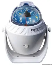 FINDER Boat Marine Compass 2" 5/8 67mm White/Blue Bracket Mount