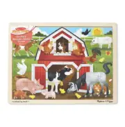 Melissa & Doug Jigsaw Puzzle Barnyard 24 Pieces - Quality Educational Toy - New