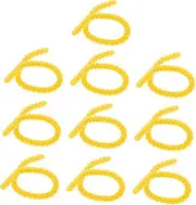 ASAKKURA Scalding Rods Set 10pcs Hair Rollers for Women Spiral Hair Curlers Perm Rods Styling Rollers