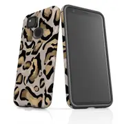 For Google Pixel 4a Case Armour Protective Cover Leopard Pattern