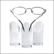 Optical Display - Cylindrical Acrylic Eyeglass Display Mini Towers (Set of 3)