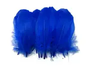 1 Pack - Royal Blue Goose Nagoire Loose Feather 0.25 Oz. Craft Supplier Wedding