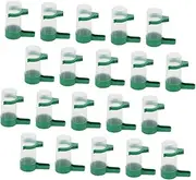 iplusmile Pet Drinkers Waterer Bird Cage Feeders Parrot Water Dish Spillproof Mechanism Bird Drinking Bottle Easy to Maintain