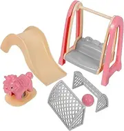 HANABASS Mini House Swing Toy Micro Scene Ornament DIY Doll House Accessory Set