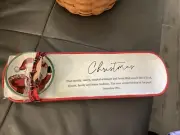 Mud Pie Santa Christmas Tray and Dip Set New!