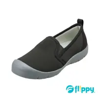 在飛比找momo購物網優惠-【PANSY】flippy女休閒懶人鞋 黑色(3118)