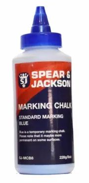 Spear & Jackson SJ-MCB8 - Marking Chalk Blue 8oz