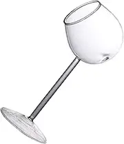 NAMOARLY 1Pc Creative Transparent Cocktail Glass Glass Wine Goblet for Parties Banquets Home Bar Use Design for Wine Juice More