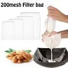 Colander Wine Strainer Nylon Fine Mesh Cheese cloth Coffee Filter Nut Milk Bag