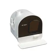 Pet Besty Arched House Cat Litter Box White 43x40x45cm